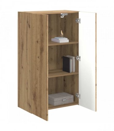 vidaXL TV Wall Cabinet Artisan Oak 59.5 x 31 x 100 cm Engineered Wood