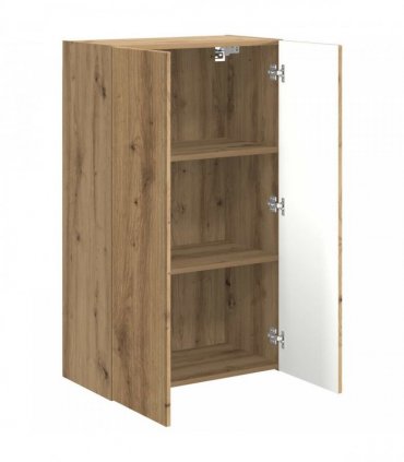 vidaXL TV Wall Cabinet Artisan Oak 59.5 x 31 x 100 cm Engineered Wood