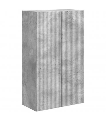 vidaXL TV Wall Cabinet Wall-mounted Concrete Grey 59.5 x 31 x 100 cm