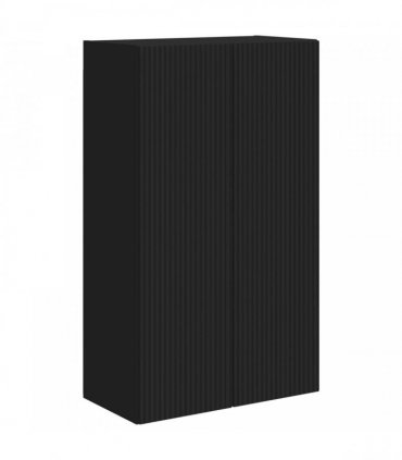 vidaXL TV Wall Cabinet Black 59.5 x 31 x 100 cm Engineered Wood