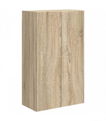 vidaXL TV Wall Cabinet Sonoma Oak 59.5 x 31 x 100 cm Engineered Wood