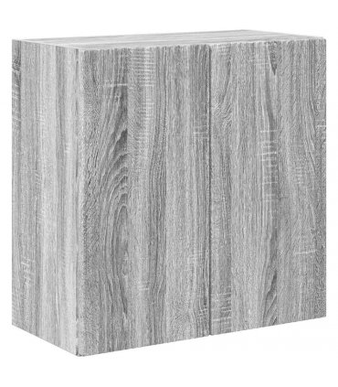 vidaXL TV Wall Cabinet Grey Sonoma 59.5 x 31 x 60 cm Engineered Wood