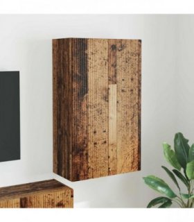 vidaXL TV Wall Cabinet Old Wood 59.5 x 31 x 100 cm Engineered Wood