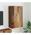 vidaXL TV Wall Cabinet Old Wood 59.5 x 31 x 100 cm Engineered Wood