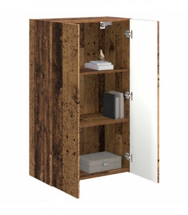 vidaXL TV Wall Cabinet Old Wood 59.5 x 31 x 100 cm Engineered Wood
