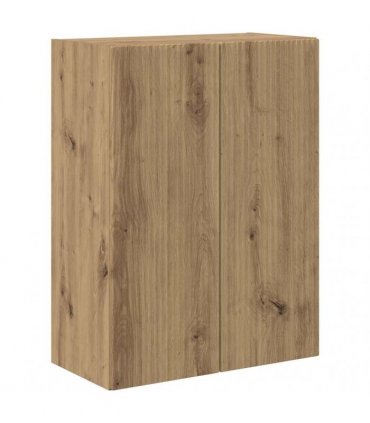 vidaXL TV Wall Cabinet Artisan Oak 59.5 x 31 x 80 cm Engineered Wood