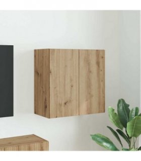 vidaXL TV Wall Cabinet Artisan Oak 59.5 x 31 x 60 cm Engineered Wood