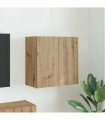 vidaXL TV Wall Cabinet Artisan Oak 59.5 x 31 x 60 cm Engineered Wood