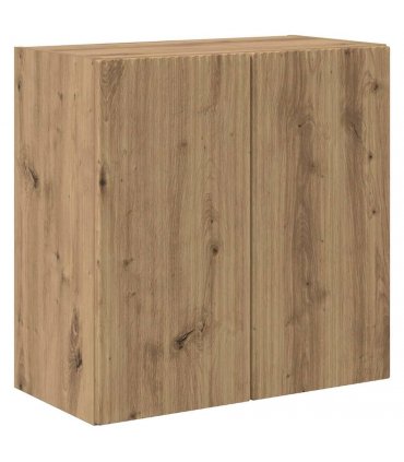 vidaXL TV Wall Cabinet Artisan Oak 59.5 x 31 x 60 cm Engineered Wood