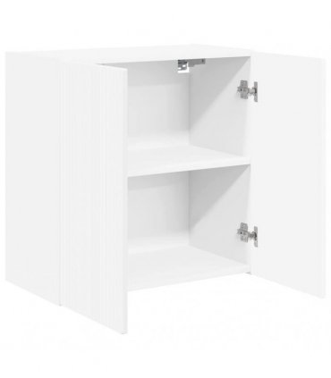vidaXL TV Wall Cabinet White 59.5 x 31 x 60 cm Engineered Wood