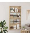 vidaXL Magazine Rack 2 pcs Sonoma Oak 80 x 12 x 70 cm Engineered Wood