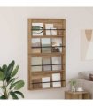 vidaXL Magazine Rack 2 pcs Artisan Oak 80 x 12 x 70 cm Engineered Wood