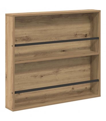 vidaXL Magazine Rack 2 pcs Artisan Oak 80 x 12 x 70 cm Engineered Wood