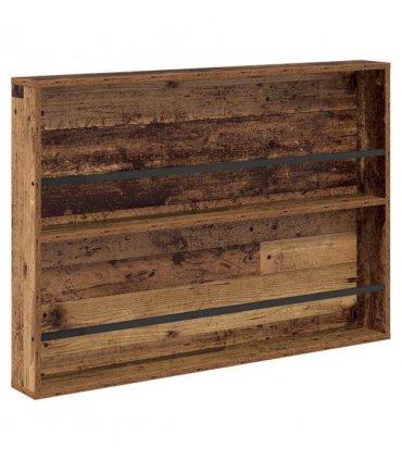 vidaXL Magazine Rack 2 pcs Old Wood 100 x 12 x 70 cm Engineered Wood