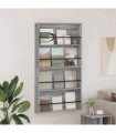 vidaXL Magazine Rack 2 pcs Grey Sonoma 80 x 12 x 70 cm Engineered Wood