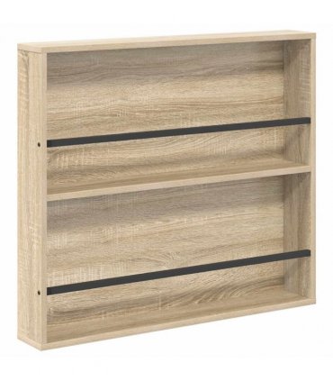 vidaXL Magazine Rack Sonoma Oak 80 x 12 x 70 cm Engineered Wood
