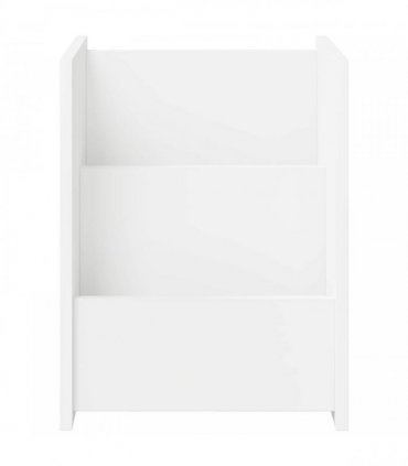 vidaXL Magazine Rack with Shelf White 35 x 35 x 45 cm Engineered Wood