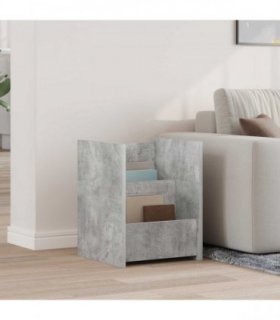 vidaXL Magazine Rack Concerte Grey 35 x 35 x 45 cm Engineered Wood — Colour: Concrete grey