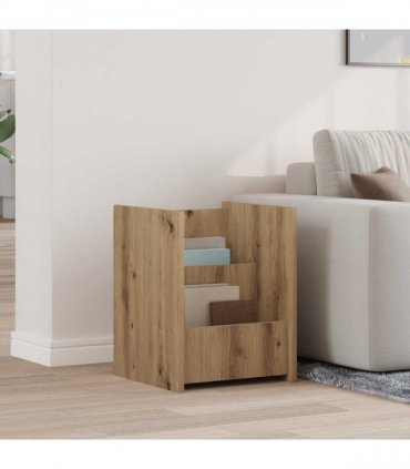 vidaXL Magazine Rack Artisan Oak 35 x 35 x 45 cm Engineered Wood