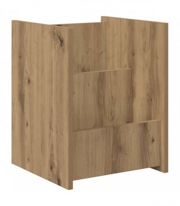 vidaXL Magazine Rack Artisan Oak 35 x 35 x 45 cm Engineered Wood
