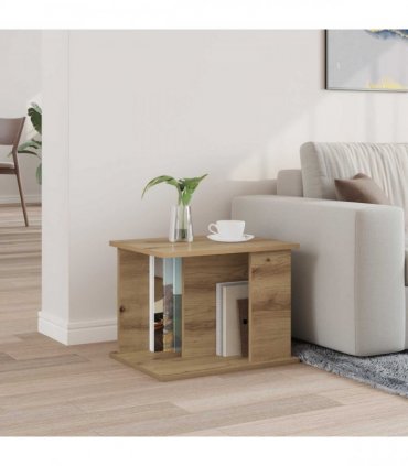 vidaXL Magazine Rack Artisan Oak 35 x 35 x 45 cm Engineered Wood