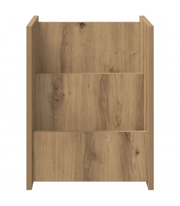 vidaXL Magazine Rack Artisan Oak 35 x 35 x 45 cm Engineered Wood