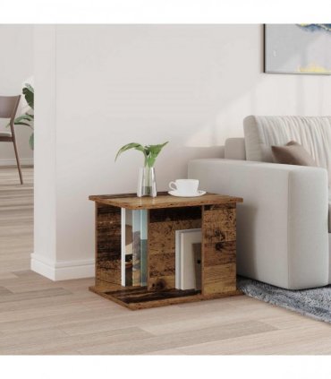 vidaXL Magazine Rack Old Wood 35 x 35 x 45 cm Engineered Wood
