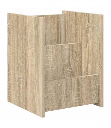 vidaXL Magazine Rack Sonoma Oak 35 x 35 x 45 cm Engineered Wood
