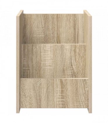 vidaXL Magazine Rack Sonoma Oak 35 x 35 x 45 cm Engineered Wood