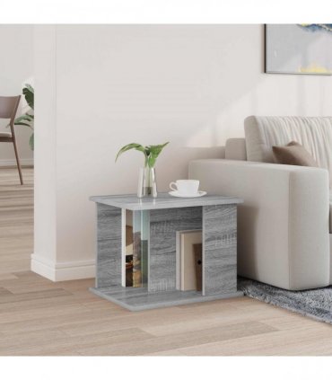 vidaXL Magazine Rack Grey Sonoma 35 x 35 x 45 cm Engineered Wood