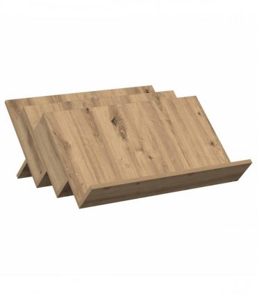 vidaXL Magazine Rack Artisan Oak 65 x 53 x 28.5 cm Engineered Wood