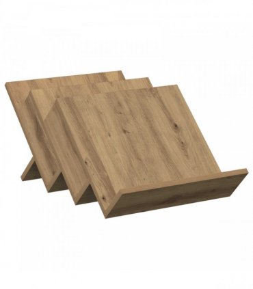 vidaXL Magazine Rack Artisan Oak 53 x 40 x 28.5 cm Engineered Wood — Size: 40 x 53 x 28.5 cm
