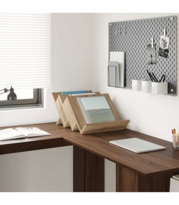 vidaXL Magazine Rack Artisan Oak 53 x 40 x 28.5 cm Engineered Wood — Size: 40 x 53 x 28.5 cm