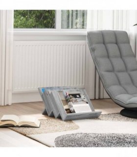vidaXL Magazine Rack Grey Sonoma 53 x 40 x 28.5 cm Engineered Wood — Size: 40 x 53 x 28.5 cm