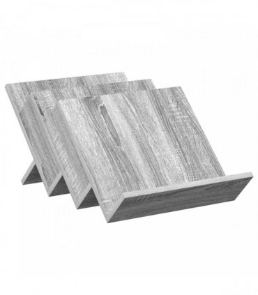vidaXL Magazine Rack Grey Sonoma 53 x 40 x 28.5 cm Engineered Wood — Size: 40 x 53 x 28.5 cm