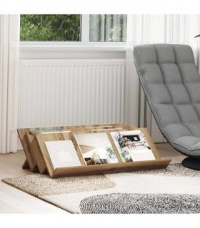 vidaXL Magazine Rack Artisan Oak 90 x 53 x 28.5 cm Engineered Wood