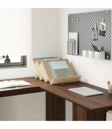 vidaXL Magazine Rack Sonoma Oak 53 x 40 x 28.5 cm Engineered Wood — Size: 40 x 53 x 28.5 cm