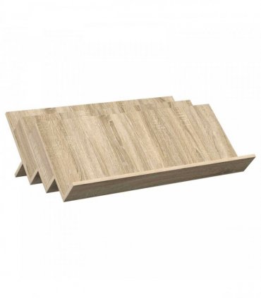 vidaXL Magazine Rack Sonoma Oak 90 x 53 x 28.5 cm Engineered Wood