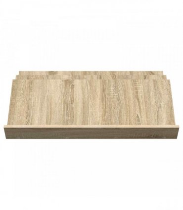 vidaXL Magazine Rack Sonoma Oak 90 x 53 x 28.5 cm Engineered Wood