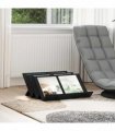vidaXL Magazine Rack Black Oak 65 x 53 x 28.5 cm Engineered Wood