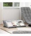 vidaXL Magazine Rack Concerte Grey 90 x 53 x 28.5 cm Engineered Wood — Colour: Concrete grey