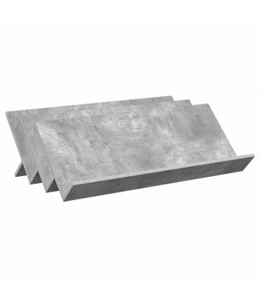 vidaXL Magazine Rack Concerte Grey 90 x 53 x 28.5 cm Engineered Wood — Colour: Concrete grey