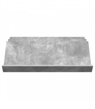 vidaXL Magazine Rack Concerte Grey 90 x 53 x 28.5 cm Engineered Wood — Colour: Concrete grey