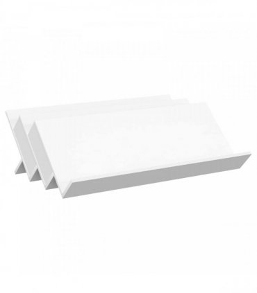vidaXL Magazine Rack White 90 x 53 x 28.5 cm Engineered Wood