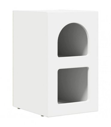 vidaXL Bedside Table ELST 2 pcs White 29.5 x 33.5 x 50 cm