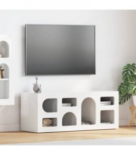 vidaXL TV Cabinet ELST 100 x 35 x 40 cm High Gloss White