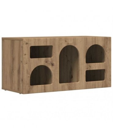 vidaXL TV Cabinet ELST 80 x 35 x 40 cm Artisan Oak Engineered Wood