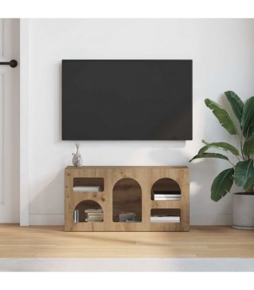 vidaXL TV Cabinet ELST 80 x 35 x 40 cm Artisan Oak Engineered Wood