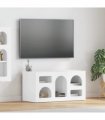 vidaXL TV Cabinet ELST 80 x 35 x 40 cm High Gloss White