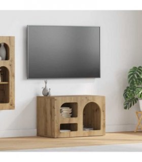 vidaXL TV Cabinet ELST 60 x 35 x 40 cm Artisan Oak Engineered Wood